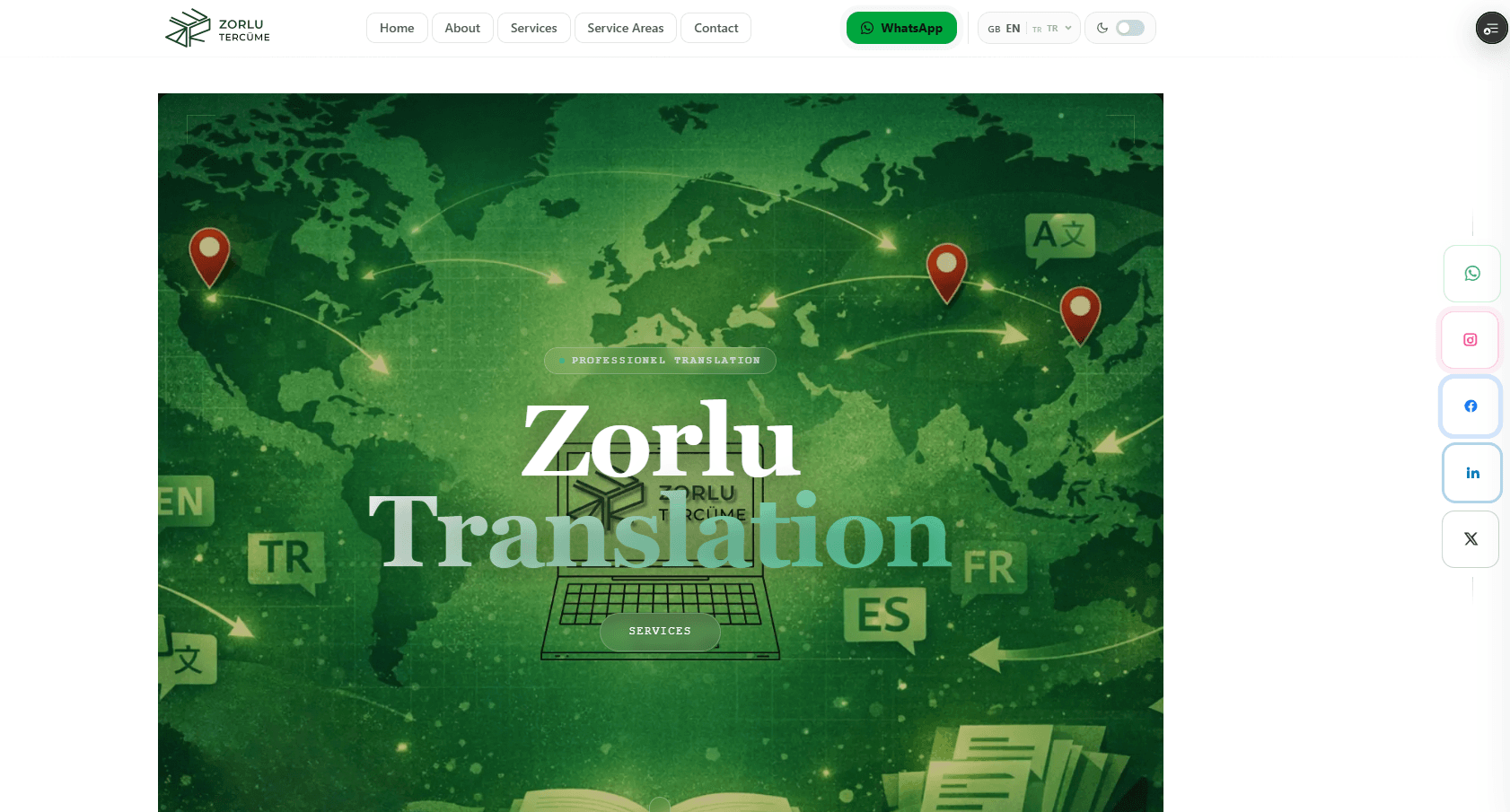 Tercüme Bürosu Web Sitesi
